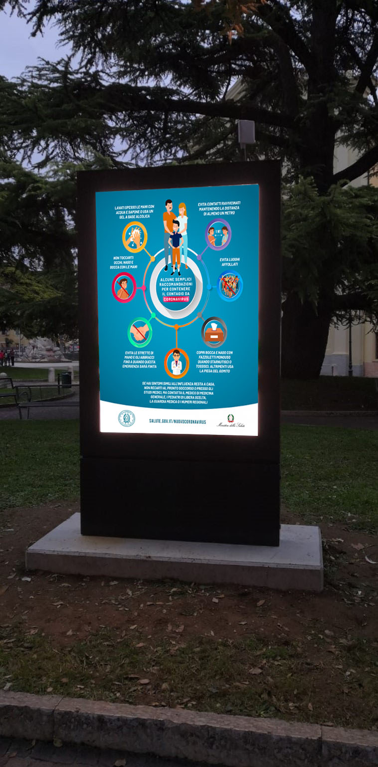 outdoor digital kiosk municipality